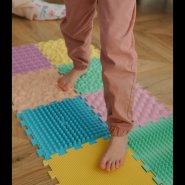Ortek masážní podložka Puzzle Mix Pastel 10 prvků