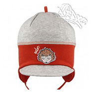 RDX dětská bavlněná čepice 0211 oranžová