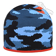 RDX dětská bavlněná čepice 230 modrý maskáč