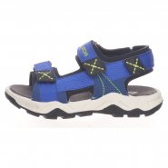 Lurchi dětské sandály 74L8193004 Odono cobalt lime