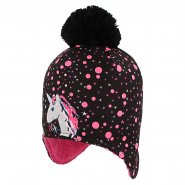 RDX dětská zimní čepice 3958 černá