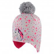 RDX dětská zimní čepice 3958 šedá