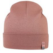 Dětská bavlněná čepice York 17 - hnědofialová