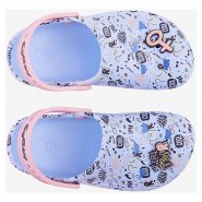Coqui dětské boty do vody 8701 candy blue/baby pink Girl PWR+amulet Little Frog