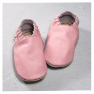 baBice shoes capáčky kožené růžové