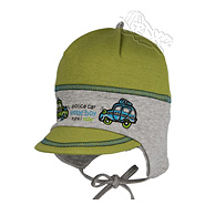 RDX dětská bavlněná čepice 2814S zelená