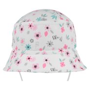 RDX dětská funkční letní čepice FL1632 bílo růžová vázací