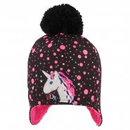 RDX dětská zimní čepice 3958 černá