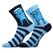 Boma dětské ponožky bavlněné kluk Lichožrouti modré