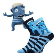 Dětské ponožky bavlněné kluk Lichožrouti modré