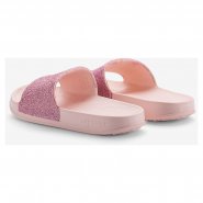 Coqui dětské pantofle 7083 candy pink glitter Tora