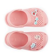 Coqui dětské boty do vody Lindo 6423-455-6200 Baby Pink Rainbow + Amulet