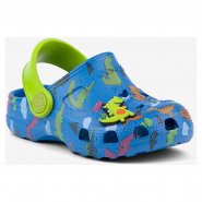 Coqui dětské boty do vody 8701 royal/lime Dino+amulet Little Frog