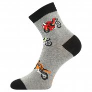 Voxx dětské ponožky bavlněné kluk Kay motorky