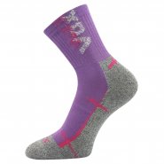 Dětské ponožky polofroté holka Wallík fialová