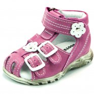 Boots4U dětské sandály T113 Rose biaritz kytka