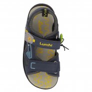 Lurchi dětské sandály 74L1303003 Navy-steel Kodo