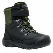 Keen dětské zimní boty Kanibou WP black/bronz green