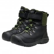 Keen dětské zimní boty Kanibou WP black/bronz green
