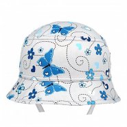RDX dětská letní čepice FL1048 modrá vázací