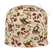 RDX dětská funkční čepice F587P hnědá