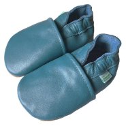 Hopi Hop capáčky kožené Barefoot petrolejové