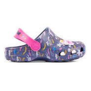 Coqui dětské boty do vody Little Frog 8701-281-2105 Navy/Fuchsia Unicorn + Amulet