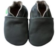 Hopi Hop capáčky kožené barefoot antracit