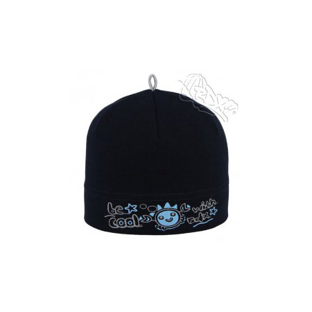 RDX dětská bavlněná čepice 140 tmavě modrá