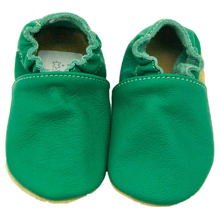 baBice shoes capáčky kožené zelené