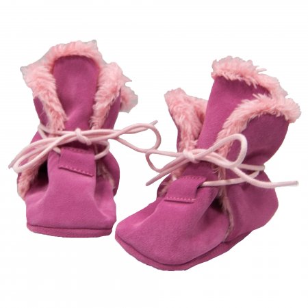 baBice shoes capáčky kožené Winter shoes passion fuchsia