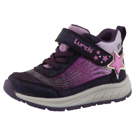 Lurchi celoroční dětská obuv 95L0083028 Abella-Tex blackberry