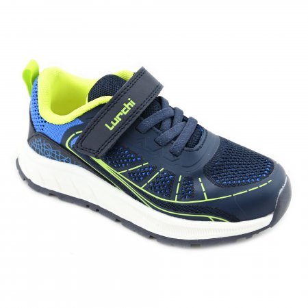 Lurchi dětské tenisky 95L0083007 Aito navy lime