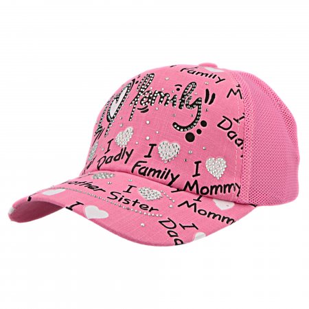 RDX dětská letní čepice D142 růžová