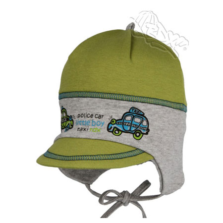 RDX dětská bavlněná čepice 2814S zelená