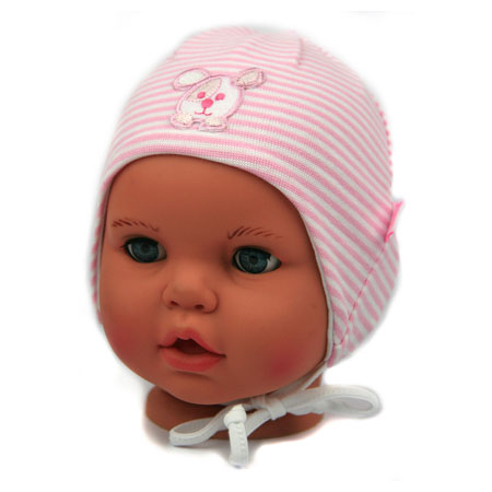 RDX dětská bavlněná čepice 2209 zajíček