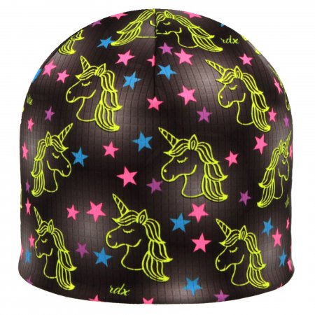 RDX dětská funkční čepice FZ849P černá/žlutá