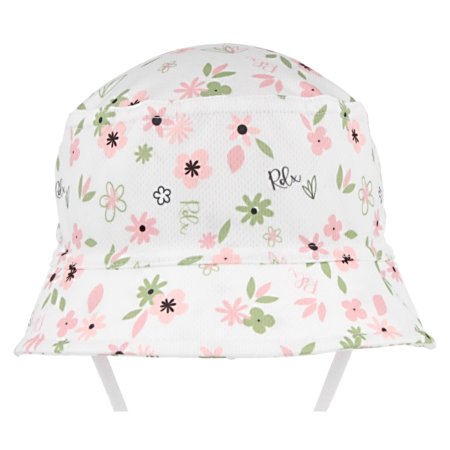 RDX dětská funkční letní čepice FL1632 bílo zelená vázací