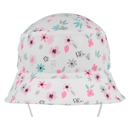 RDX dětská funkční letní čepice FL1632 bílo růžová vázací