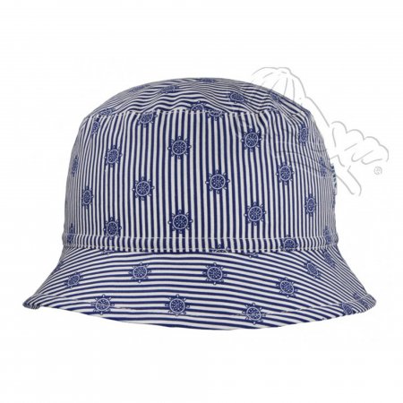 RDX dětská letní čepice 7516 pruh. modrá