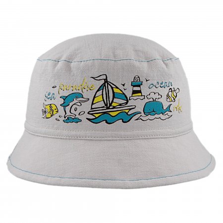 RDX dětská letní čepice 7697 šedá