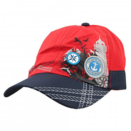 RDX dětská letní kšiltovka D174 červená