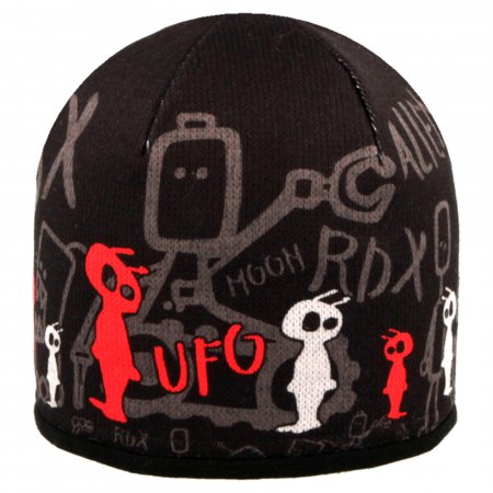 RDX dětská zimní čepice 3856 černá/červená