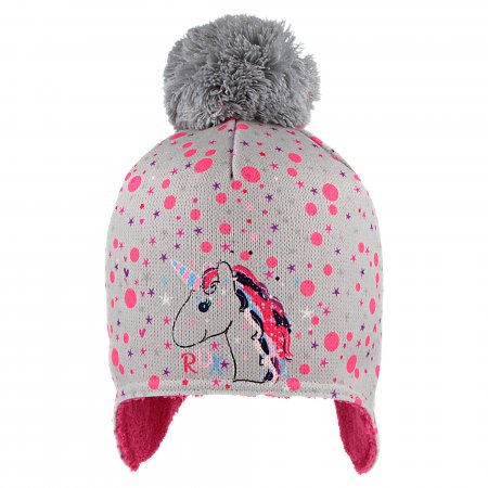 RDX dětská zimní čepice 3958 šedá