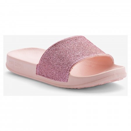 Coqui dětské pantofle 7083 candy pink glitter Tora