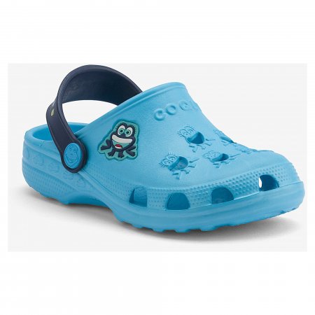 Coqui dětské boty do vody 8701 Blue/Navy Little Frog