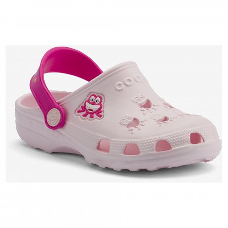 Coqui dětské boty do vody 8701 Pale Pink/Lt. Fuchsia Little Frog
