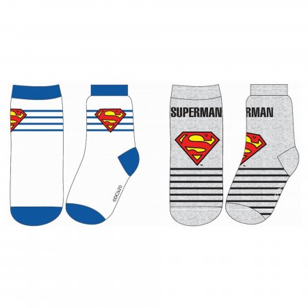 Disney dětské licenční ponožky Superman šedá