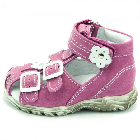 Boots4U dětské sandály T113 Rose biaritz kytka