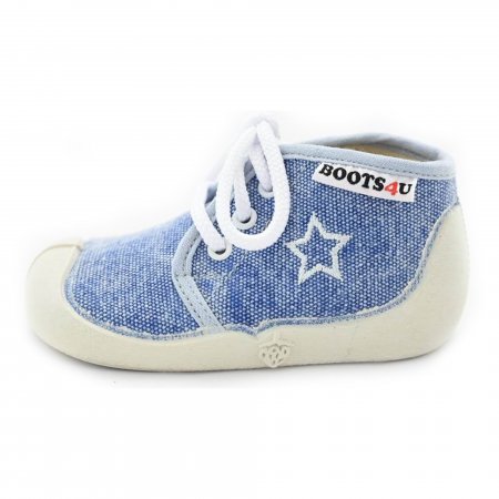 Boots4U dětské tenisky T015A Jeans světlá